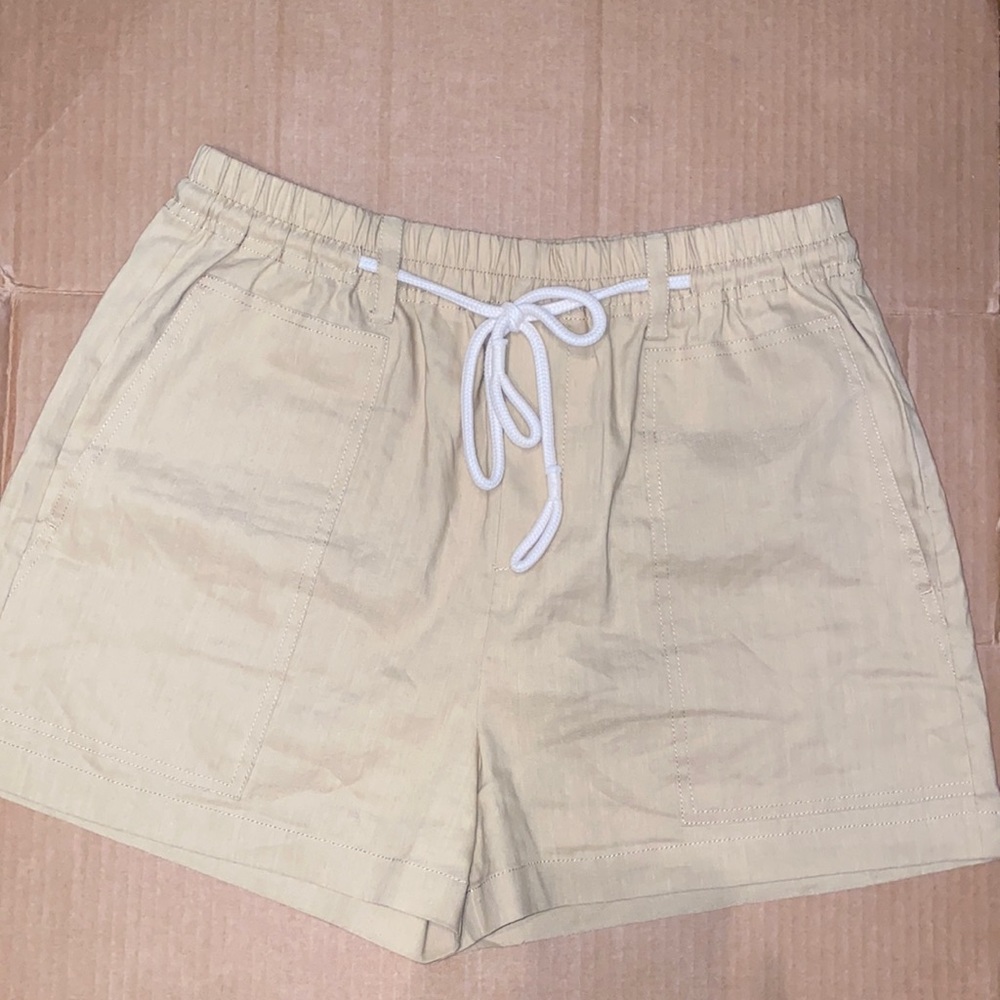 Vince khaki rope boat shorts size medium
